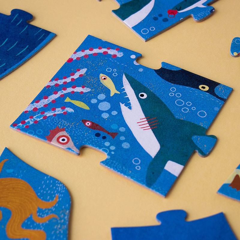 buceando por el fondo del mar